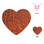 Crocodile Print	Playing Cards (Heart)