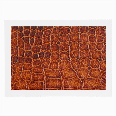 Crocodile Print	 Glasses Cloth (Large) from ArtsNow.com Front