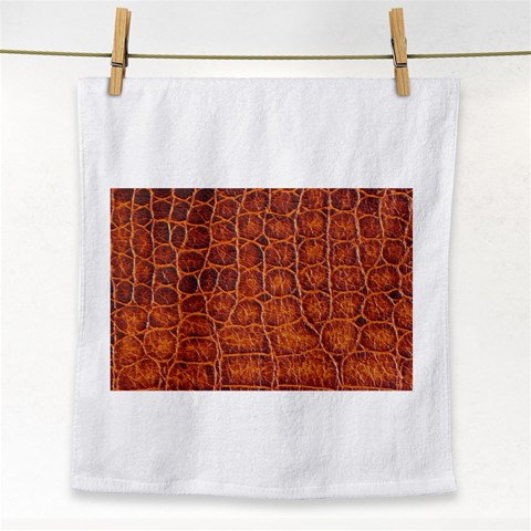 Crocodile Print	 Face Towel from ArtsNow.com Front