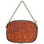 Crocodile Print	 Chain Purse (One Side)