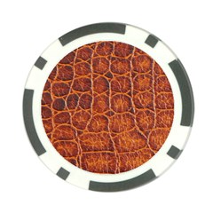 Crocodile Print	 Poker Chip Card Guard (10 pack) from ArtsNow.com Back