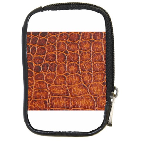 Crocodile Print	 Compact Camera Leather Case from ArtsNow.com Front