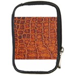 Crocodile Print	 Compact Camera Leather Case