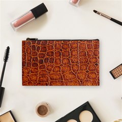 Crocodile Print	 Cosmetic Bag (Small) from ArtsNow.com Front