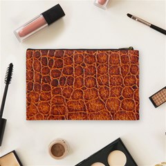 Crocodile Print	 Cosmetic Bag (Medium) from ArtsNow.com Back