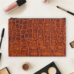 Crocodile Print	 Cosmetic Bag (Large) from ArtsNow.com Front