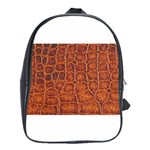 Crocodile Print	 School Bag (Large)