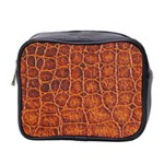 Crocodile Print	 Mini Toiletries Bag (Two Sides)