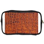 Crocodile Print	 Toiletries Bag (Two Sides)