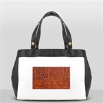 Crocodile Print	 Oversize Office Handbag (Two Sides)