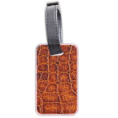 Crocodile Print	 Luggage Tag (two sides) from ArtsNow.com Front