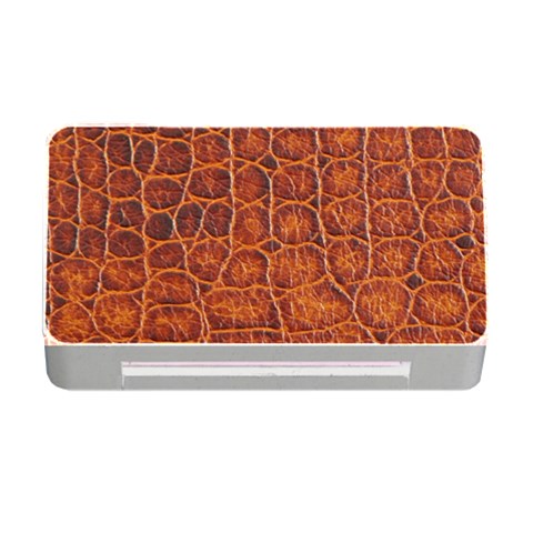 Crocodile Print	Memory Card Reader with CF (Rectangular) from ArtsNow.com Front