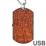 Crocodile Print	Dog Tag USB Flash (Two Sides)