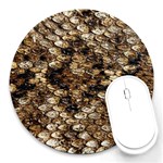 Snake Print	 Round Mousepad