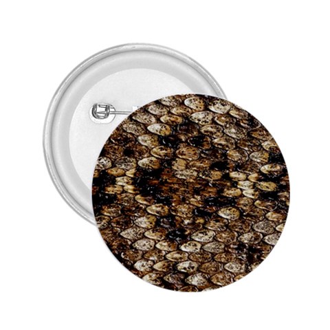 Snake Print	 2.25  Button from ArtsNow.com Front