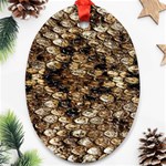 Snake Print	 Ornament (Oval)