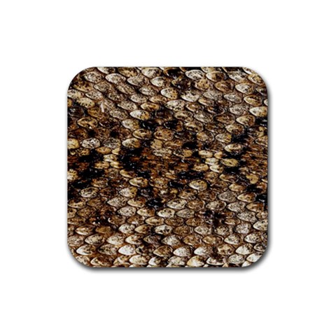 Snake Print	 Rubber Coaster (Square) from ArtsNow.com Front