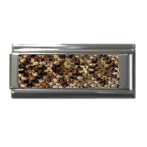 Snake Print	Super Link intalian Charm (9mm) from ArtsNow.com Front