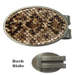 Snake Print	 Money Clip (Oval)