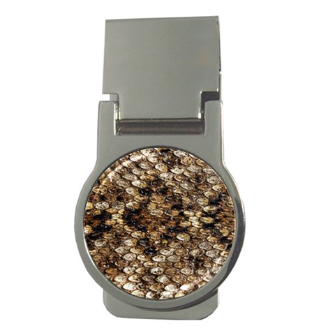 Snake Print	 Money Clip (Round) from ArtsNow.com Front