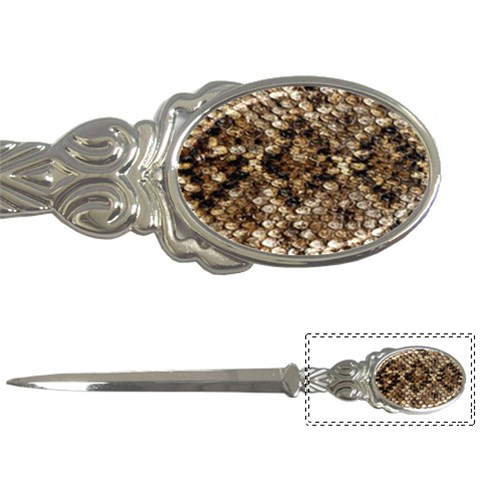 Snake Print	 Letter Opener from ArtsNow.com Front