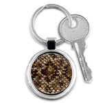 Snake Print	 Key Chain (Round)