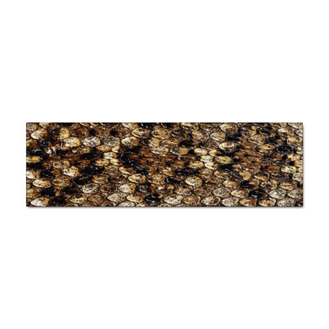 Snake Print	Sticker (Bumper) from ArtsNow.com Front