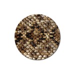 Snake Print	 Magnet 3  (Round)