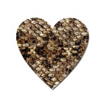 Snake Print	 Magnet (Heart)