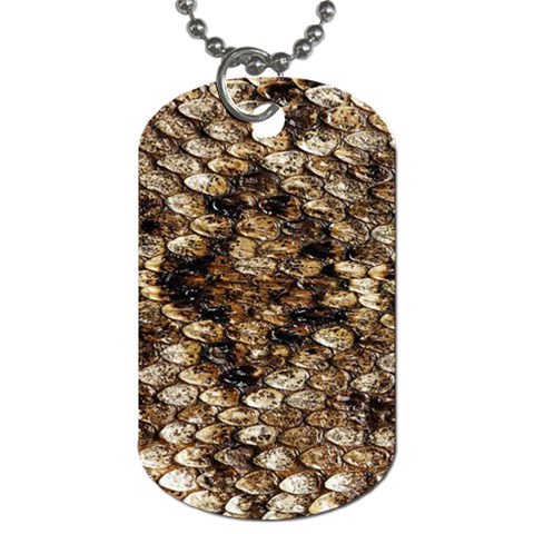 Snake Print	 Dog Tag (One Side) from ArtsNow.com Front