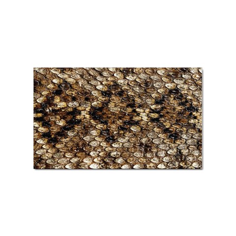 Snake Print	 Sticker Rectangular (10 pack) from ArtsNow.com Front