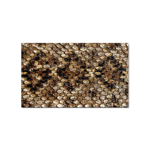 Snake Print	 Sticker Rectangular (100 pack) from ArtsNow.com Front