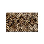 Snake Print	 Sticker Rectangular (100 pack)