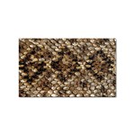 Snake Print	 Sticker Rectangular (100 pack)