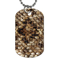 Snake Print	 Dog Tag (Two Sides) from ArtsNow.com Front