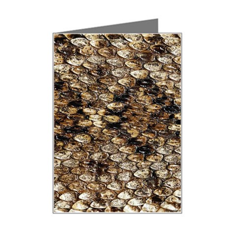 Snake Print	 Mini Greeting Card from ArtsNow.com Left