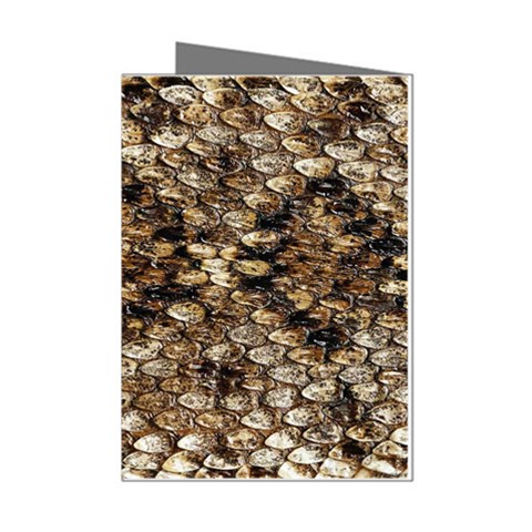 Snake Print	 Mini Greeting Cards (Pkg of 8) from ArtsNow.com Left