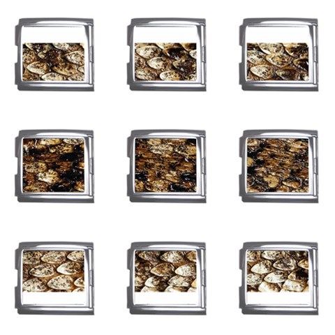 Snake Print	Mega Link Italian Charm (9 pack) from ArtsNow.com Front