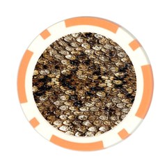 Snake Print	 Poker Chip Card Guard from ArtsNow.com Back