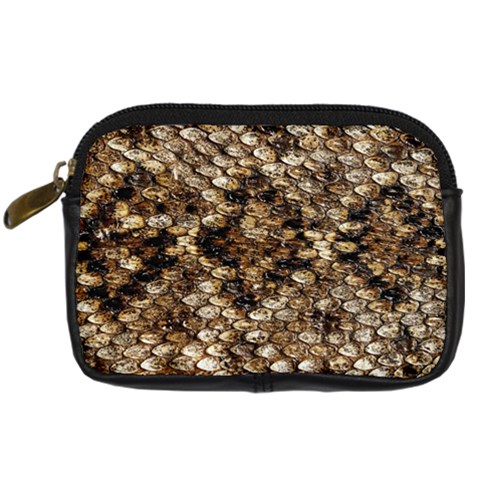 Snake Print	 Digital Camera Leather Case from ArtsNow.com Front