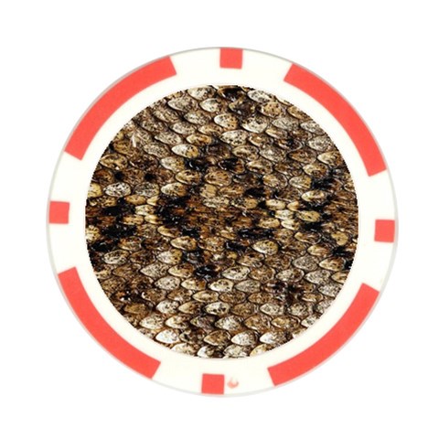 Snake Print	 Poker Chip Card Guard (10 pack) from ArtsNow.com Front