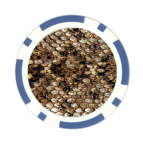 Snake Print	 Poker Chip Card Guard (10 pack) from ArtsNow.com Front