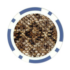 Snake Print	 Poker Chip Card Guard (10 pack) from ArtsNow.com Back