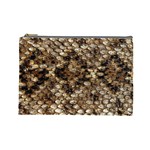 Snake Print	 Cosmetic Bag (Large)
