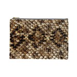 Snake Print	 Cosmetic Bag (Large)