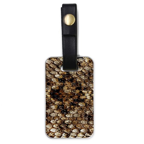 Snake Print	 Luggage Tag (one side) from ArtsNow.com Front
