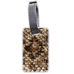 Snake Print	 Luggage Tag (two sides) from ArtsNow.com Front