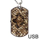 Snake Print	Dog Tag USB Flash (One Side)