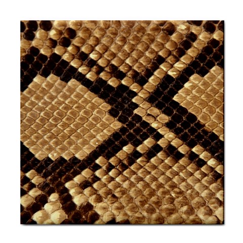 Snake Print Big	 Tile Coaster from ArtsNow.com Front