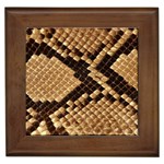 Snake Print Big	 Framed Tile